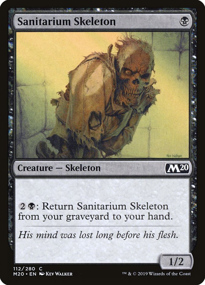 Sanitarium Skeleton [Core Set 2020]