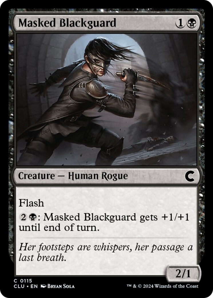 Masked Blackguard (115) (CLU)