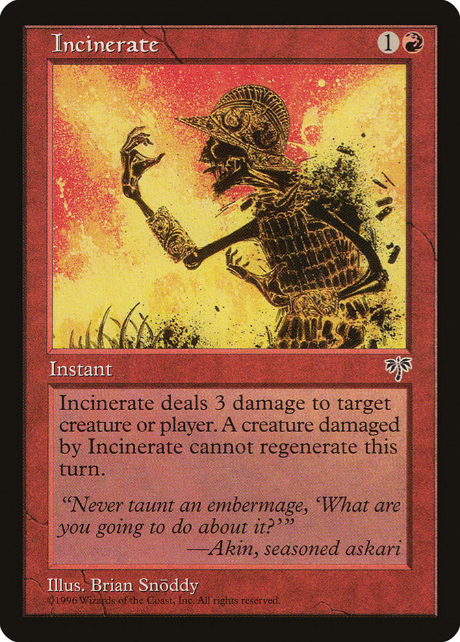 Incinerate (MIR)