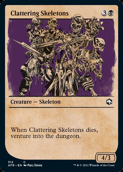 Clattering Skeletons (Showcase) (312) (AFR)