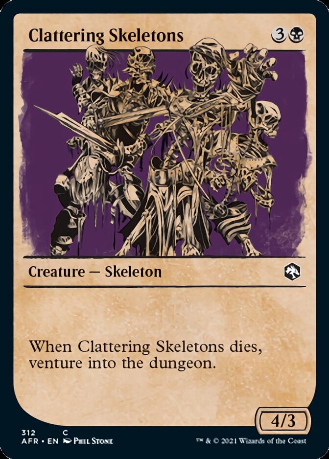 Clattering Skeletons (Showcase) (312) (AFR)