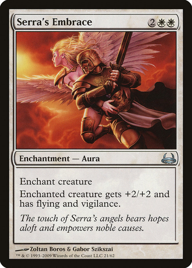 Serra's Embrace [Duel Decks: Divine vs. Demonic]