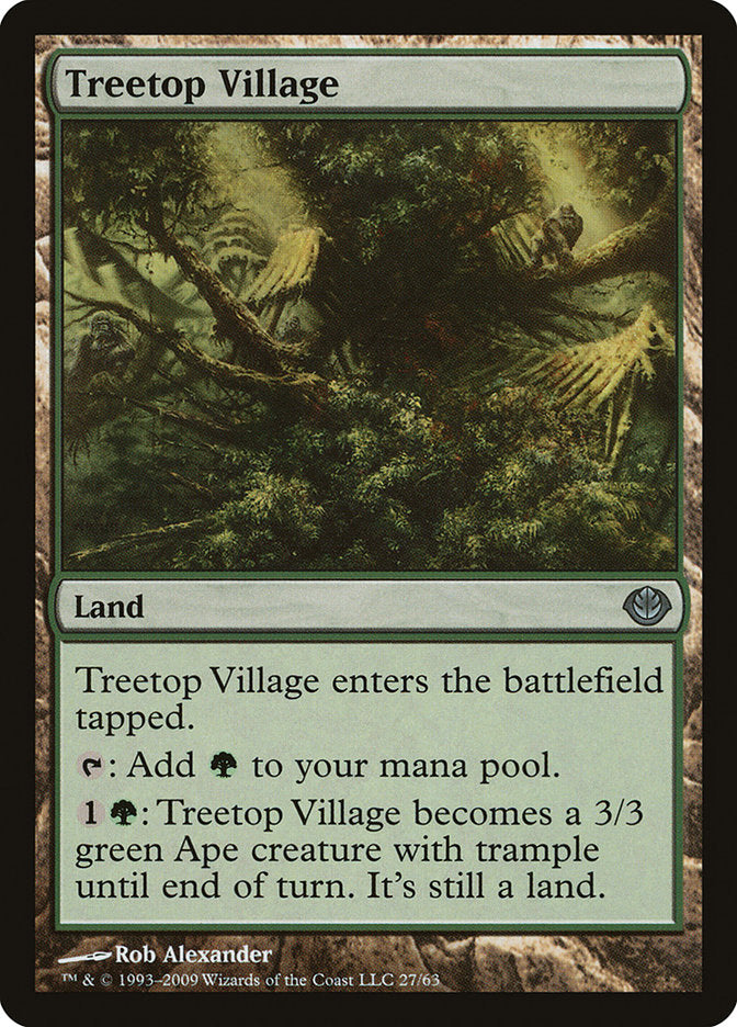 Treetop Village [Duel Decks: Garruk vs. Liliana]