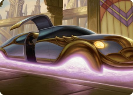 Mysterious Limousine Art Card [Streets of New Capenna Art Series]