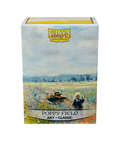 Dragon Shield Art Sleeve - ‘'Poppy Field' 100ct