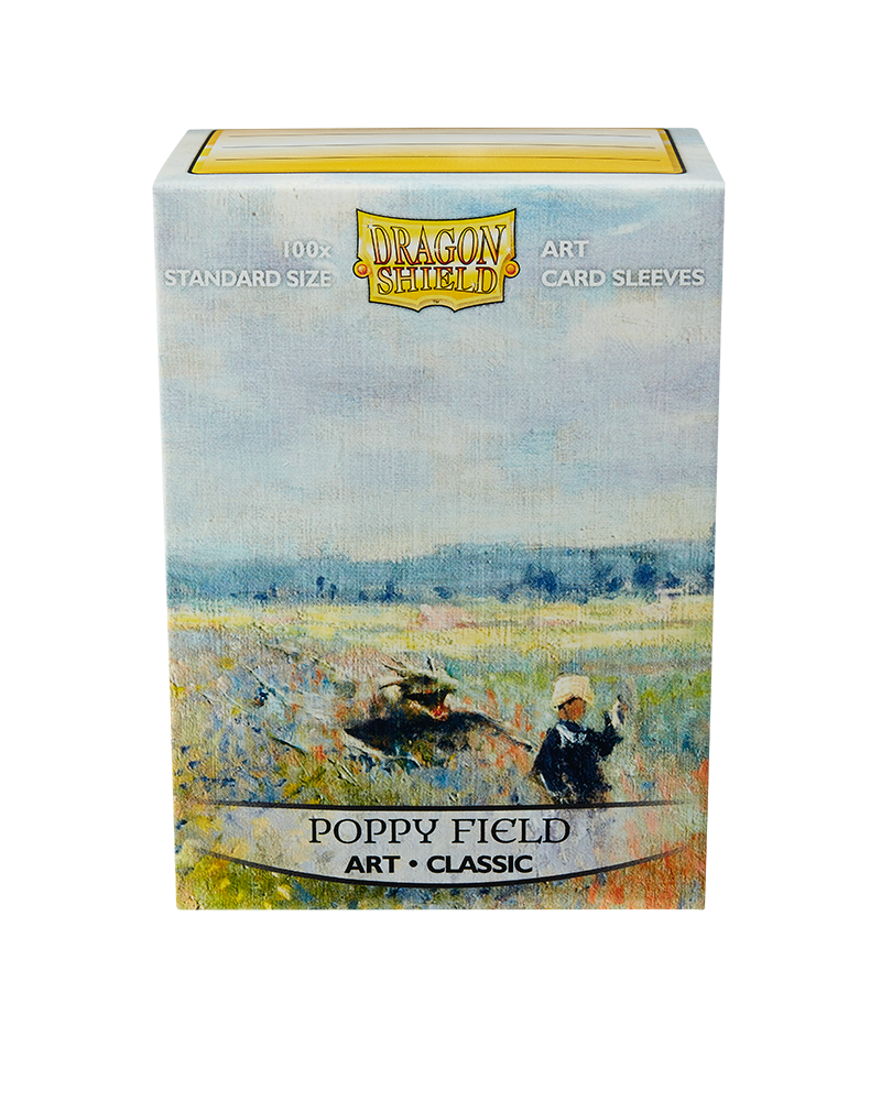 Dragon Shield Art Sleeve - ‘'Poppy Field' 100ct