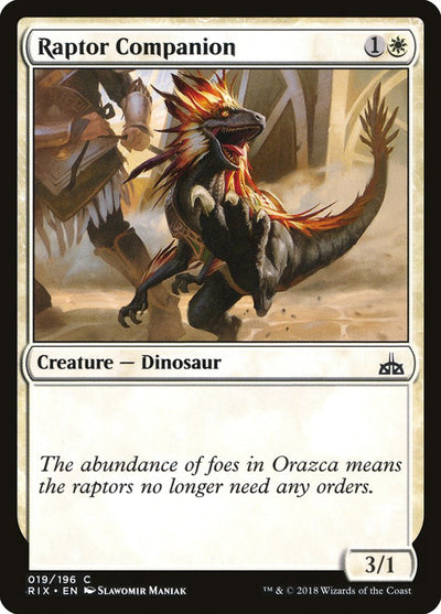 Raptor Companion (19) (RIX)