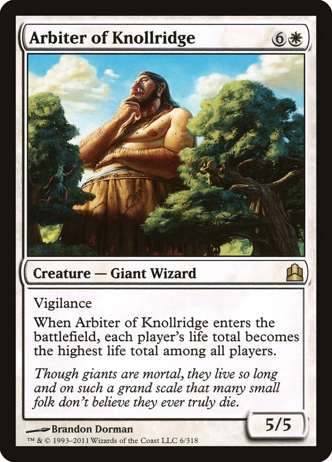 Arbiter of Knollridge (6) (CMD)