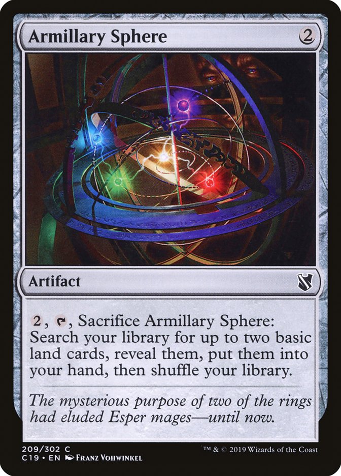 Armillary Sphere (209) (C19)