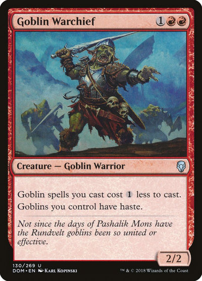 Goblin Warchief (130) (DOM)