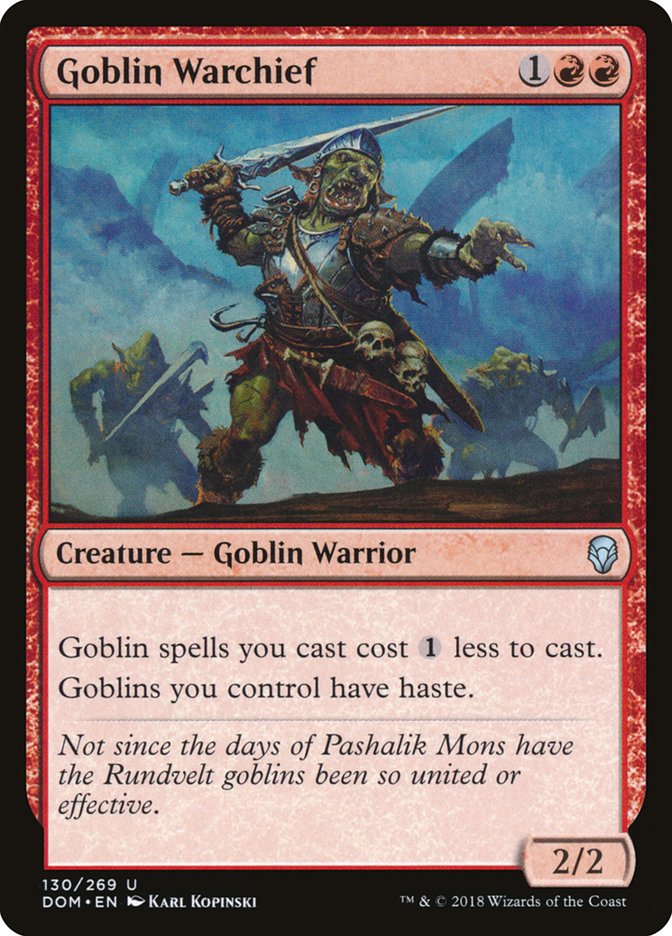Goblin Warchief (130) (DOM)