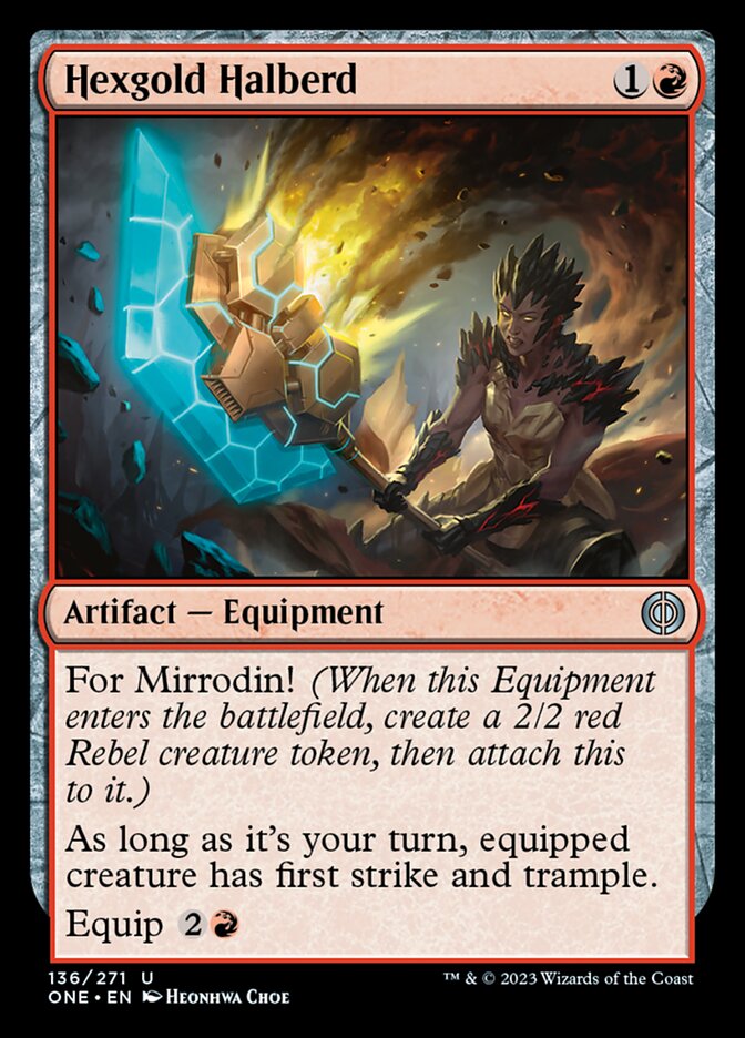 Hexgold Halberd (136) (ONE)