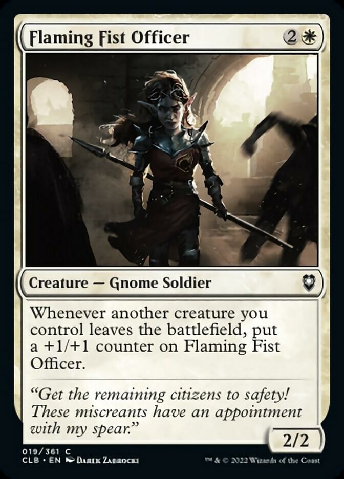 Flaming Fist Officer (19) (CLB)