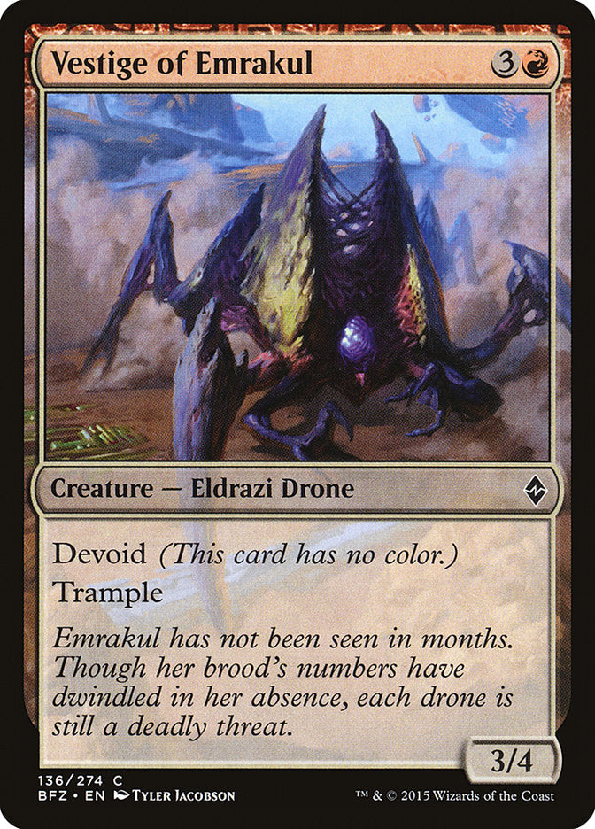 Vestige of Emrakul (136) (BFZ)