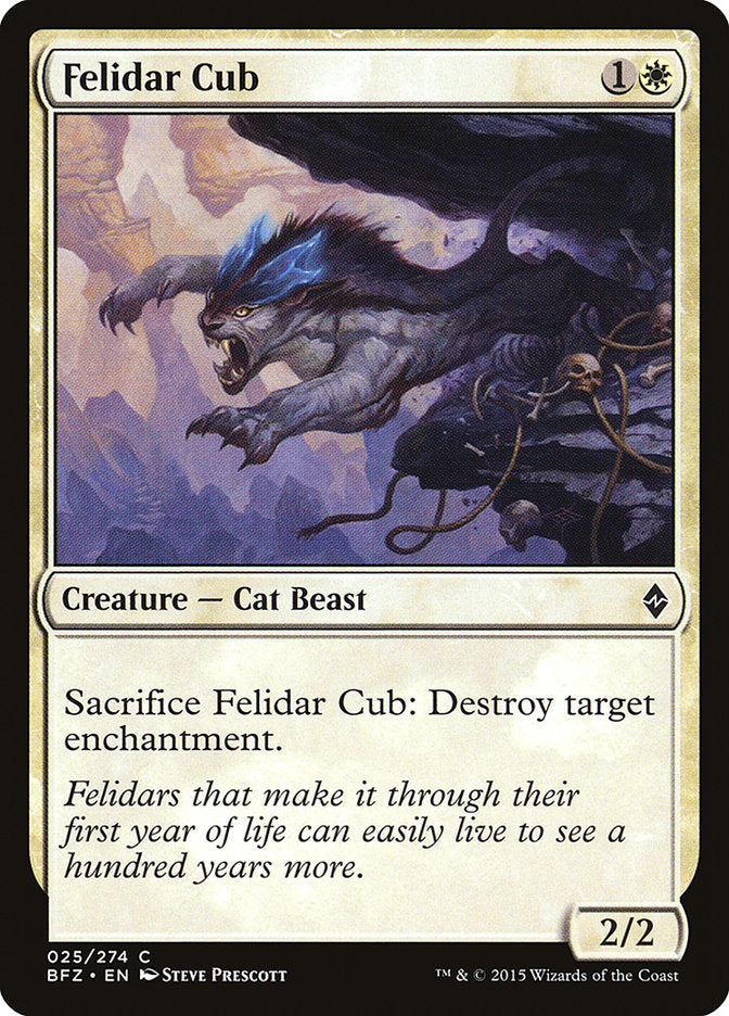 Felidar Cub [Battle for Zendikar]