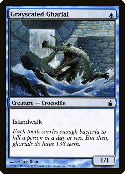 Grayscaled Gharial (52) (RAV)