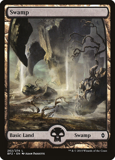 Swamp (262) - Full Art (262) (BFZ)