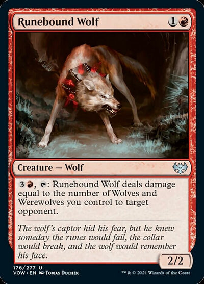 Runebound Wolf (176) (VOW)
