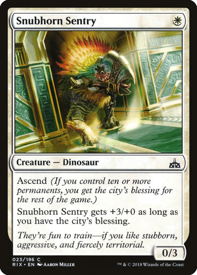 Snubhorn Sentry (23) (RIX)