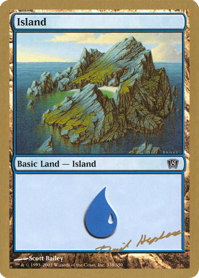 Island (dh338) (Dave Humpherys) [World Championship Decks 2003]