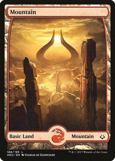 Mountain (188) - Full Art (188) (HOU)