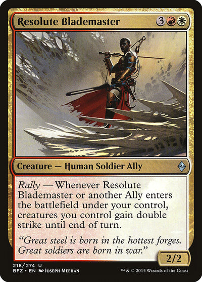 Resolute Blademaster (218) (BFZ)