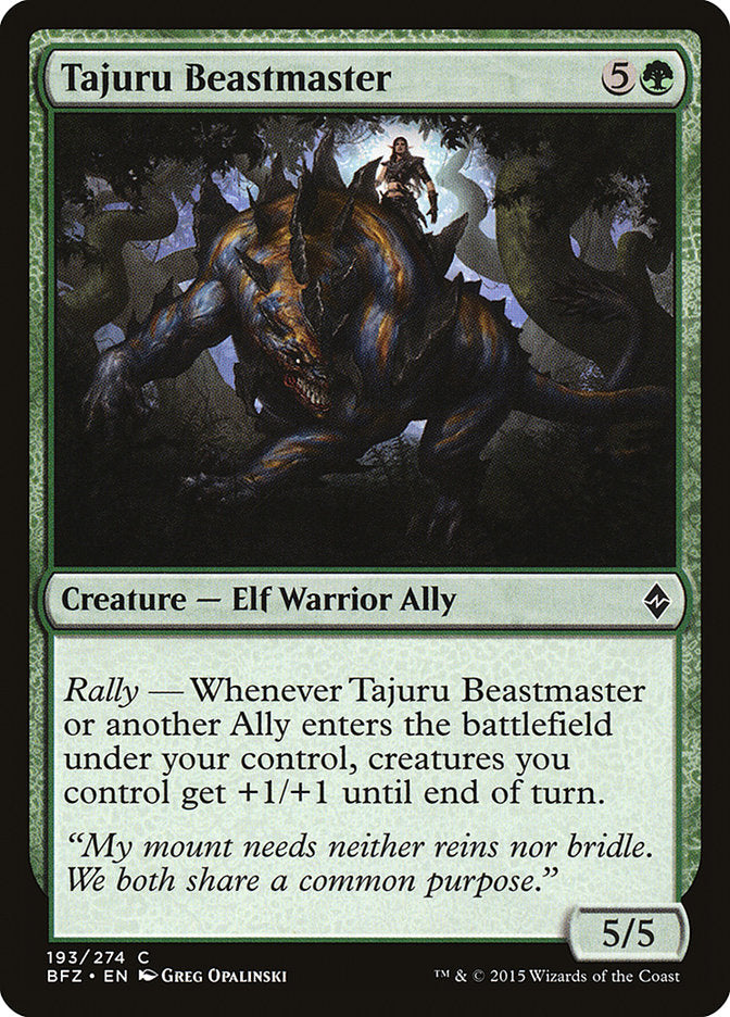 Tajuru Beastmaster (193) (BFZ)