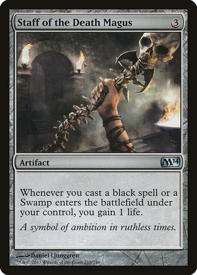 Staff of the Death Magus (219) (M14)