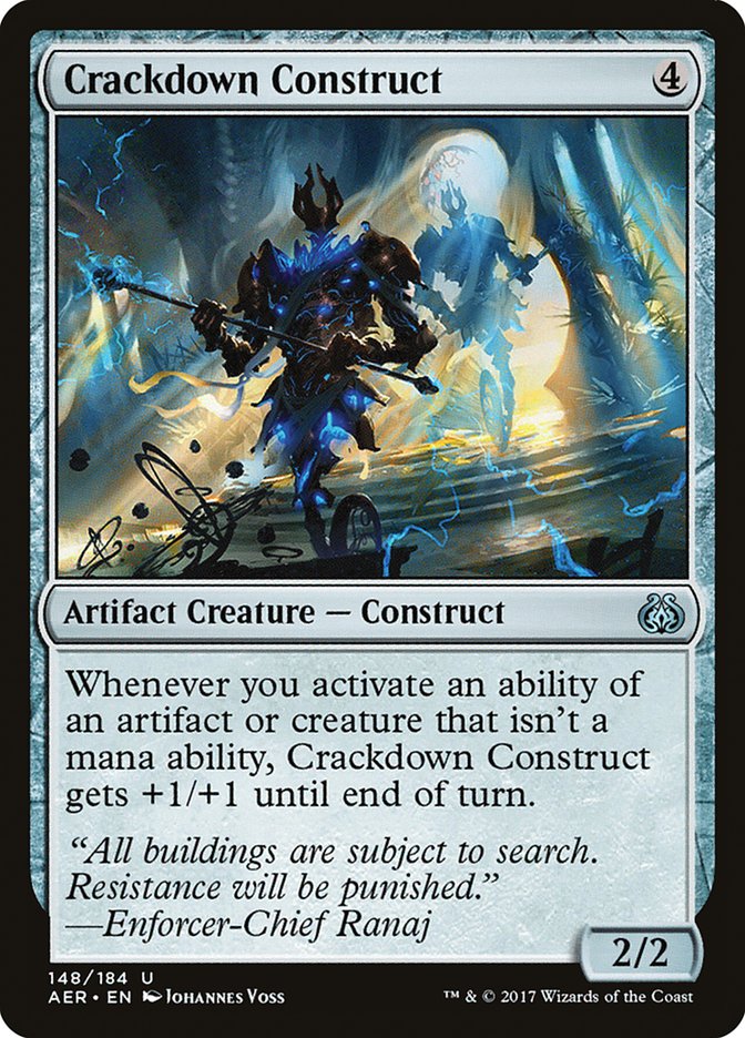 Crackdown Construct (Aether Revolt) (148)