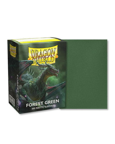 Dragon Shield Matte Sleeve -  Forest Green ‘Kiaverix’ 100ct