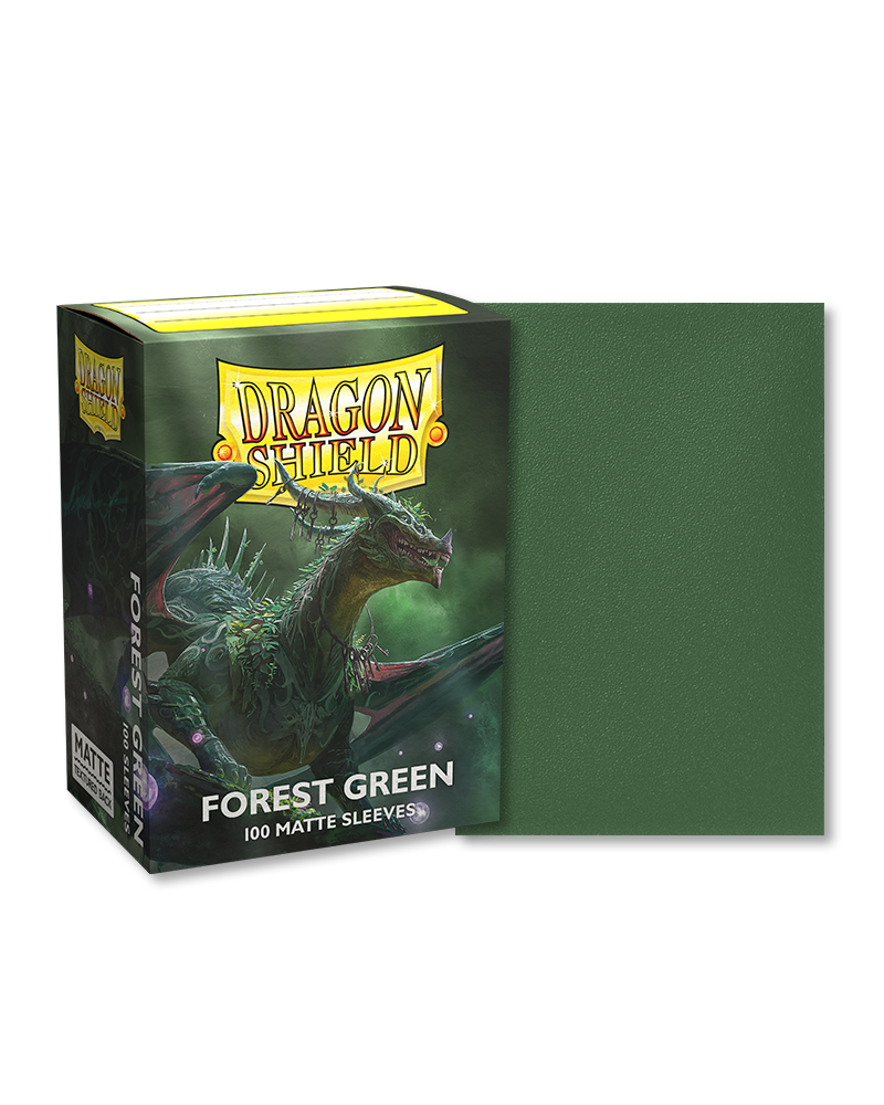 Dragon Shield Matte Sleeve -  Forest Green ‘Kiaverix’ 100ct