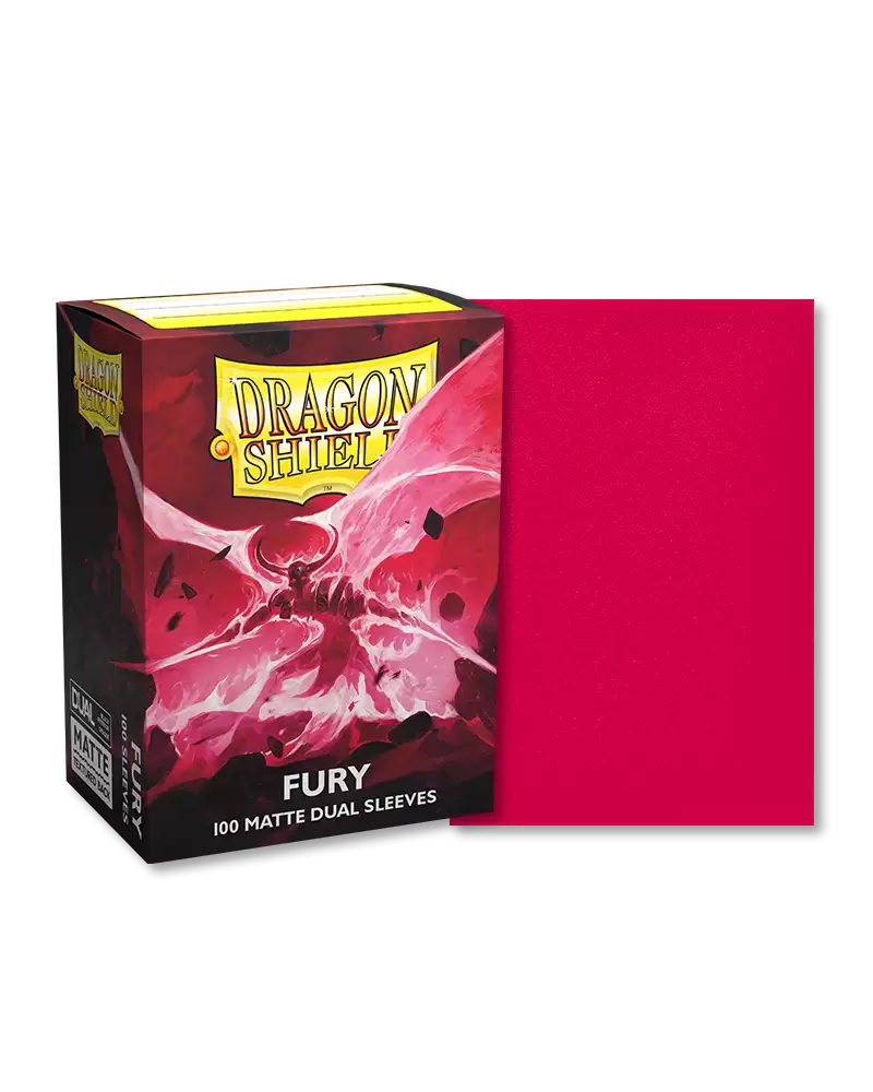 Dragon Shield Sleeves: Matte Dual - Fury (100)