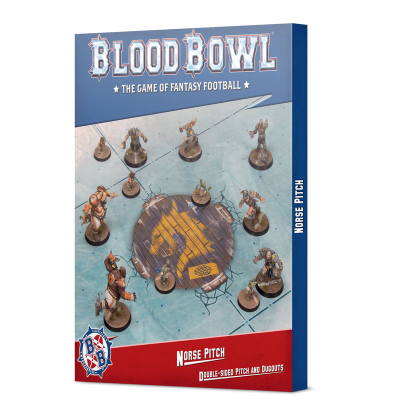 Blood Bowl Norse Pitch - Double Sided Pitch and Dugouts