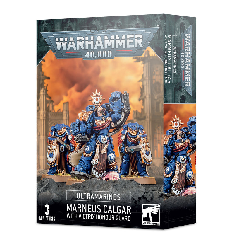 Warhammer 40,000 Ultramarines: Marneus Calgar with Victrix Honour Guard