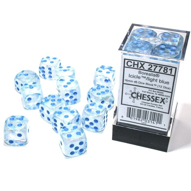 Chessex: D6 Borealis™ Dice Set - 16mm