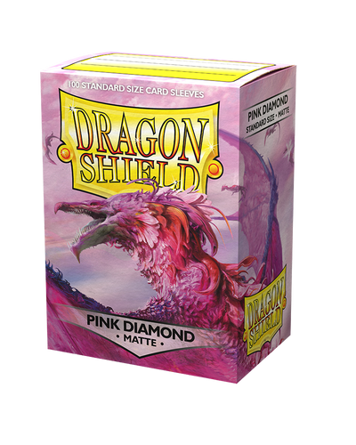 Dragon Shield Matte Sleeve - Pink Diamond ‘Flor’ 100ct