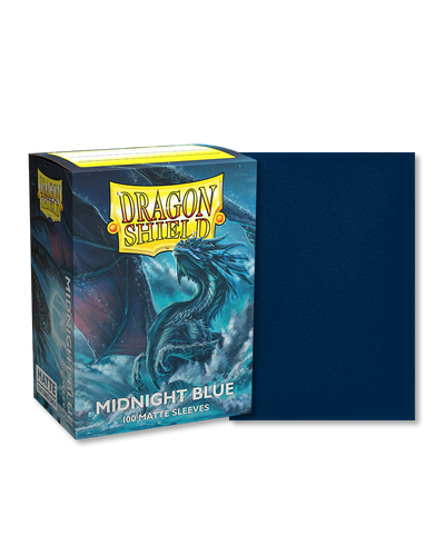 Dragon Shield Sleeves: Matte - Midnight Blue (100)