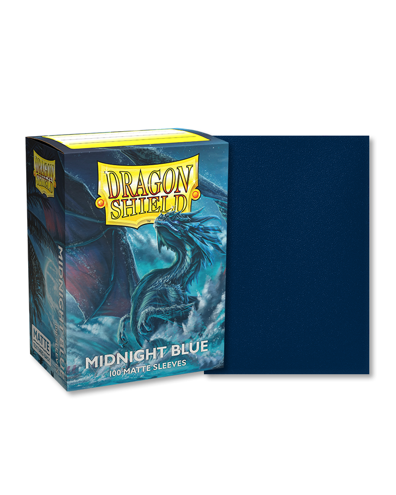 Dragon Shield Sleeves: Matte - Midnight Blue (100)