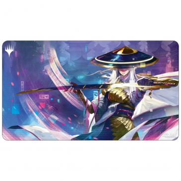 Kamigawa Neon Dynasty Playmat V1 featuring The Wandering Emperor