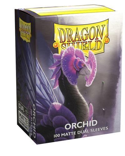 Dragon Shield Sleeves: Matte Dual - Orchid (100)