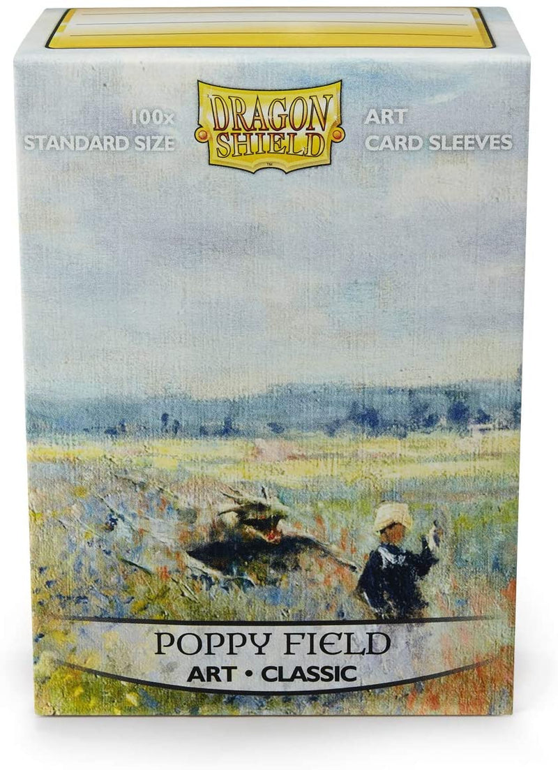 Dragon Shield Art Sleeve - ‘Poppy Field" Classic 100ct