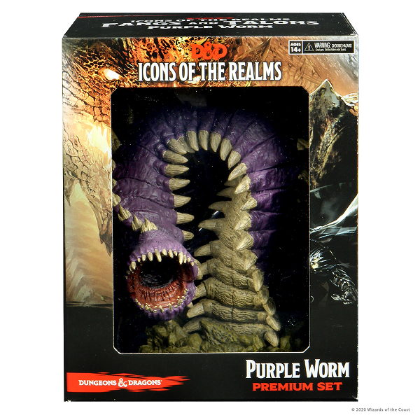 D&D Icons of The Realms: Fangs and Talons Purple Worm