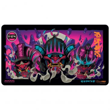 Kamigawa Neon Dynasty Black Stitched Playmat