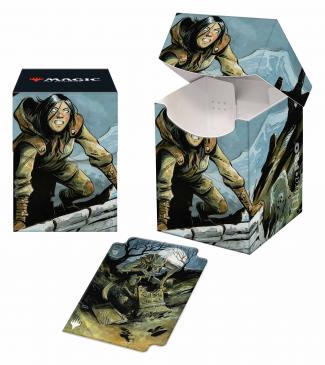 Innistrad Midnight Hunt 100+ Deck Box V3 featuring Graveyard Trespasser for Magic: The Gathering