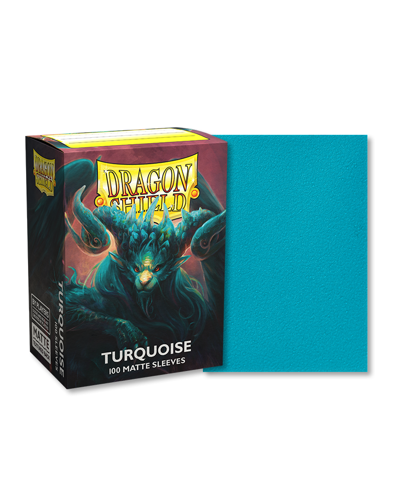 Dragon Shield Matte Sleeve - Turquoise ' ’ 100ct